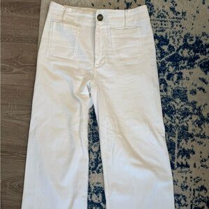 Maeve White Denim Pants